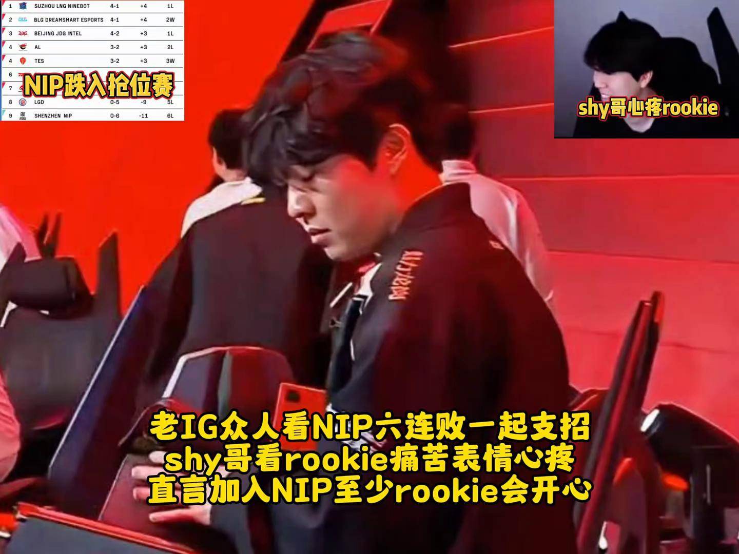 Rookie遭遇七连败，TES教练面临压力！